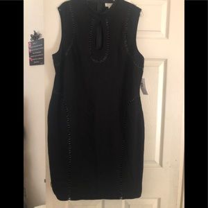 New! Fun black dress with great detail!